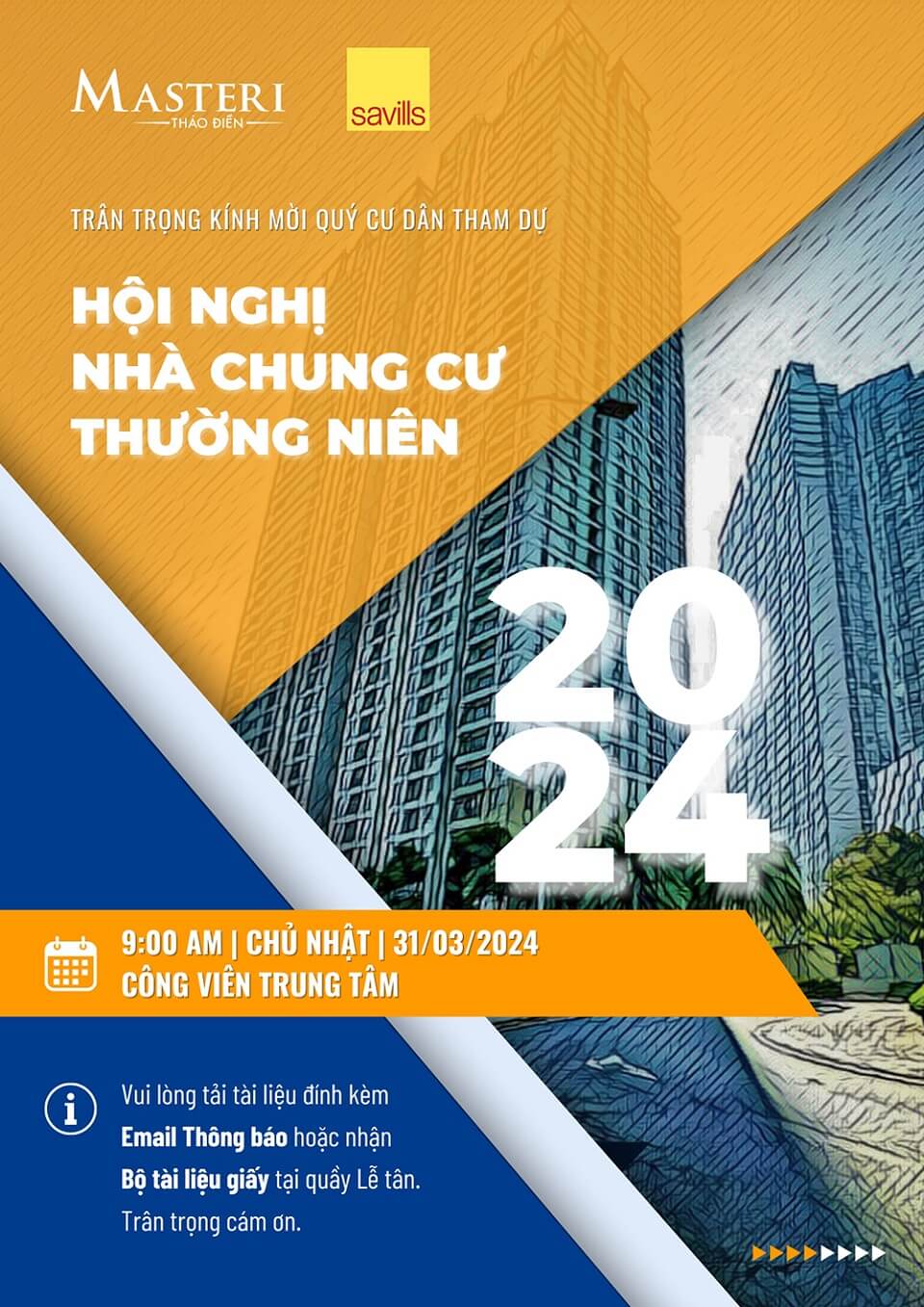 thông báo hội nghị chung cư Masteri Thảo Điền 2024